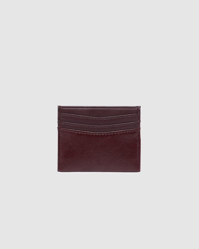 Louenhide Ada Cardholder Burgundy Patent