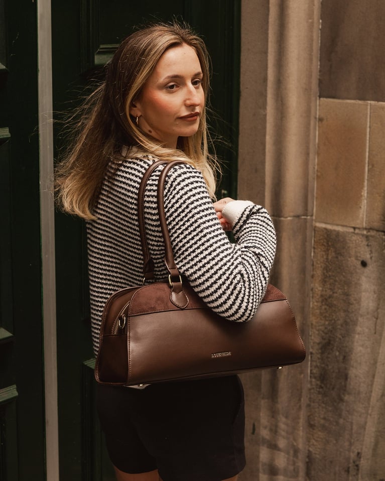 Louenhide Eleanor Shoulder Bag   Chocolate