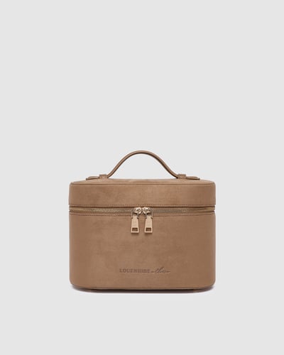 Juliette Vanity Case - Suede Honey