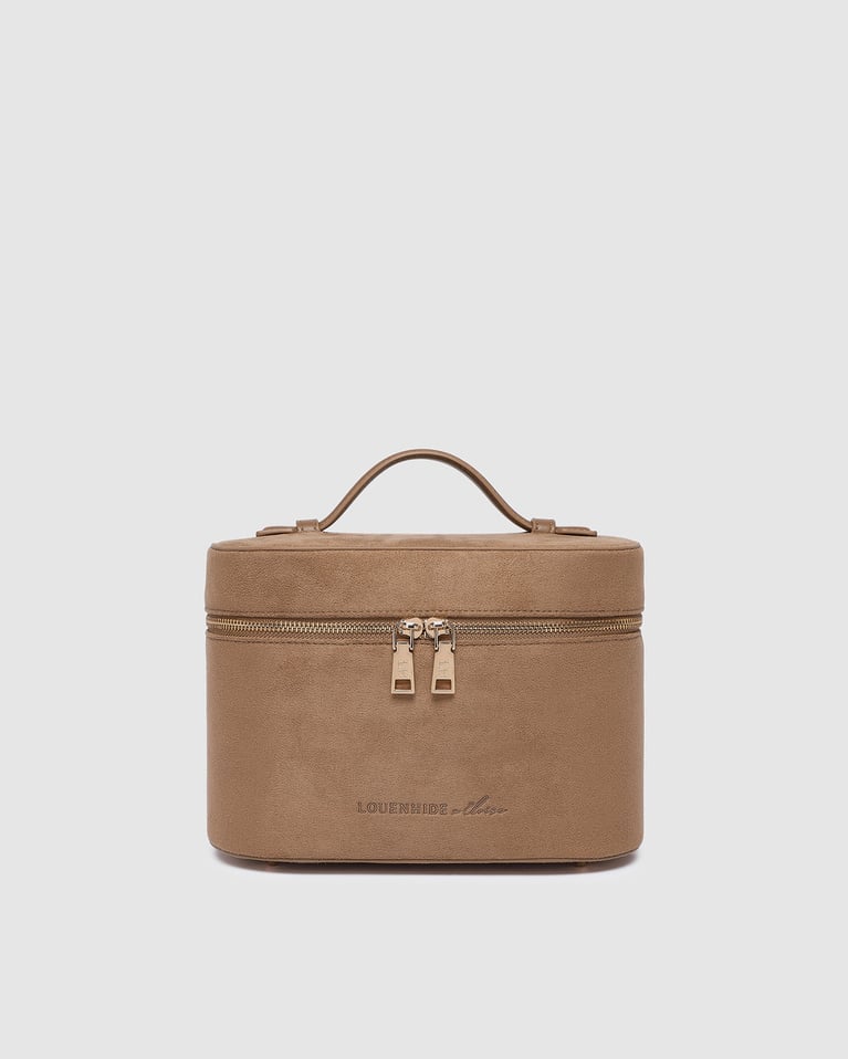 Louenhide Juliette Vanity Case Suede Honey