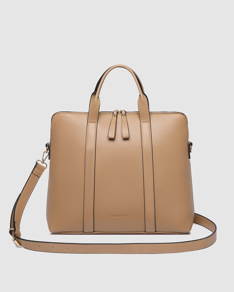 Louenhide Rhodes Trolley Laptop Bag Latte