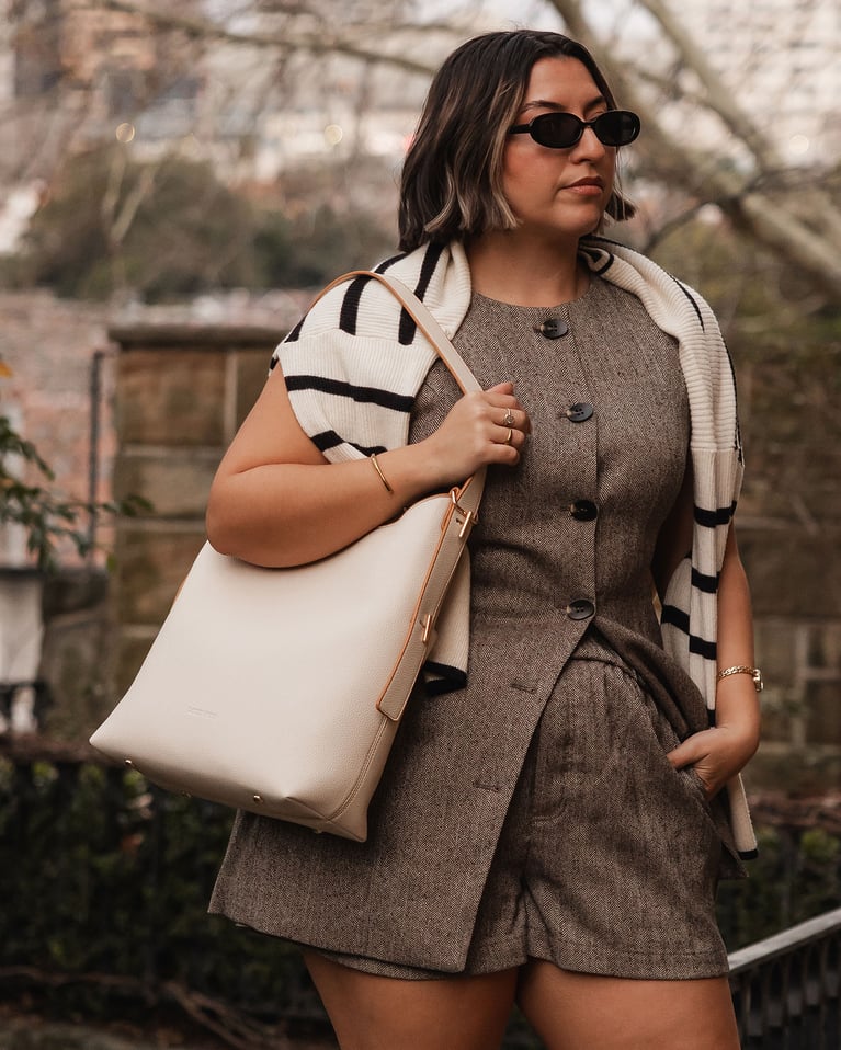 Louenhide Audrey Shoulder Bag Vanilla