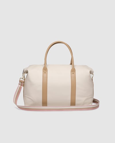 Alexis Stripe Weekender Travel Bag