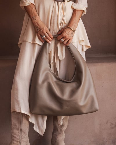 Monaco Shoulder Bag - Mocha - Lifestyle
