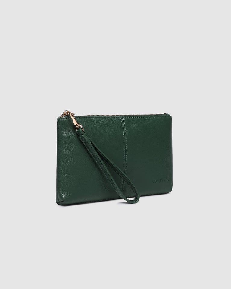 Louenhide Mimi Gia Wristlet Forest Green