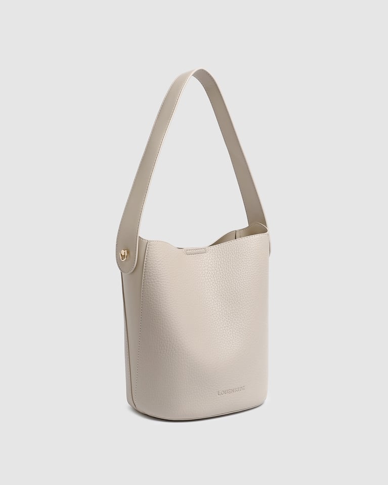 Louenhide Miranda Bucket Bag Almond