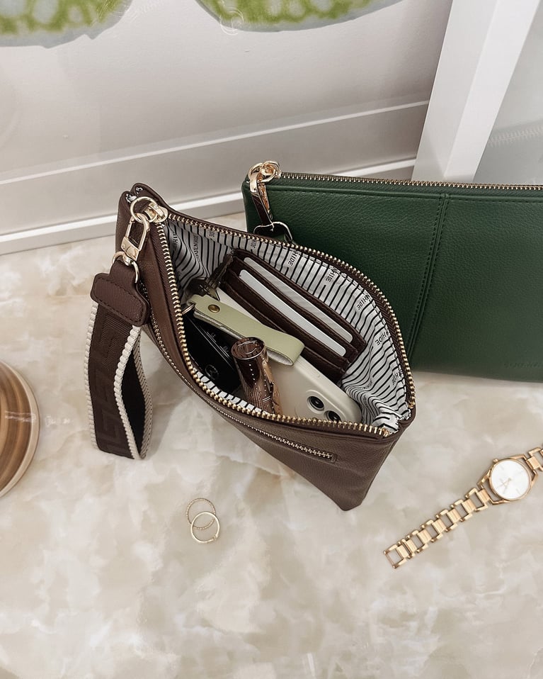 Louenhide Mimi Gia Wristlet Chocolate