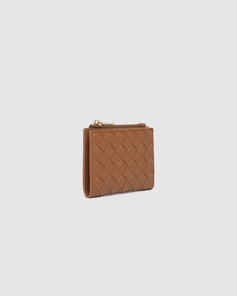 Louenhide Lily Woven Wallet Tan