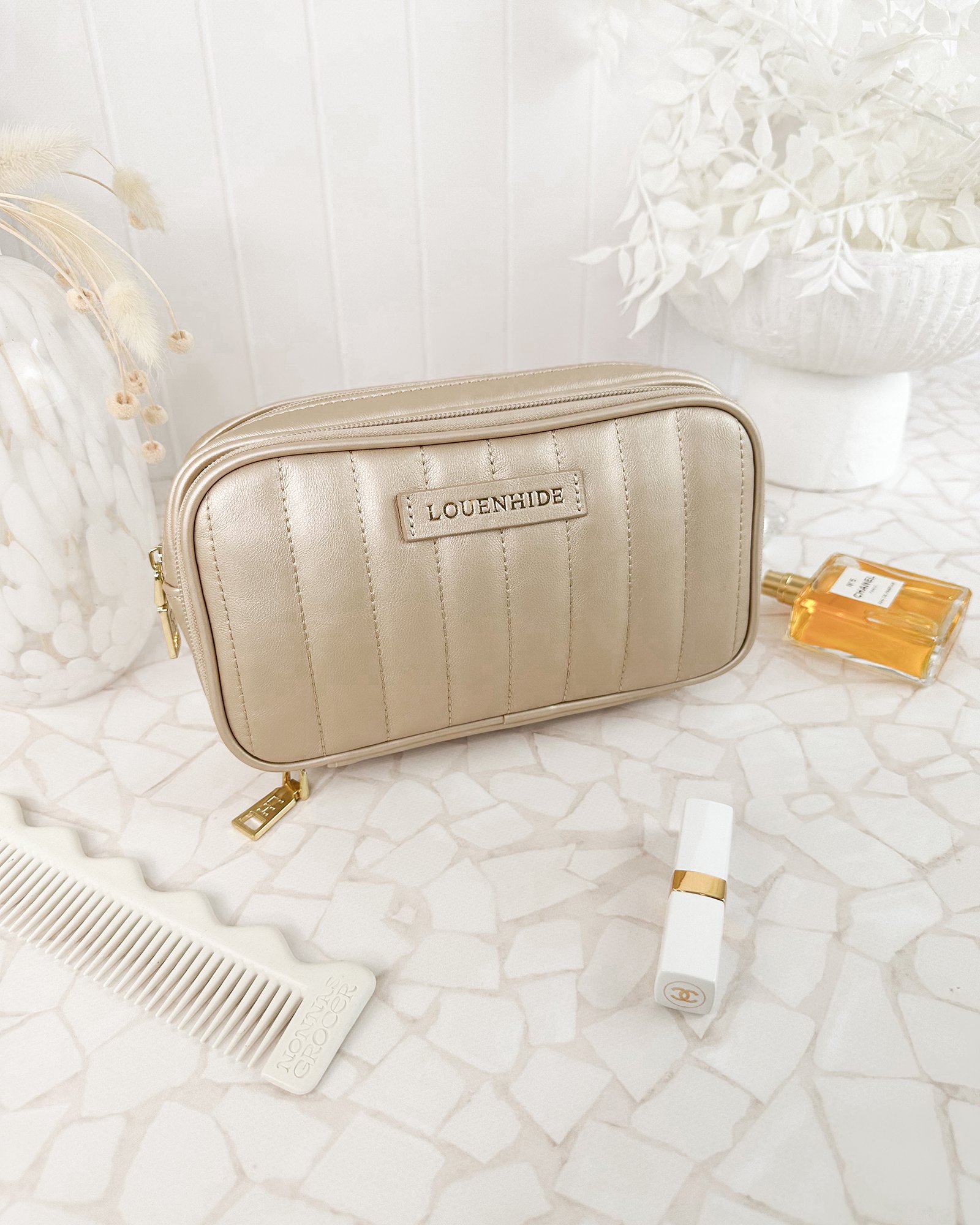 Louenhide Rosie Cosmetic Case Champagne