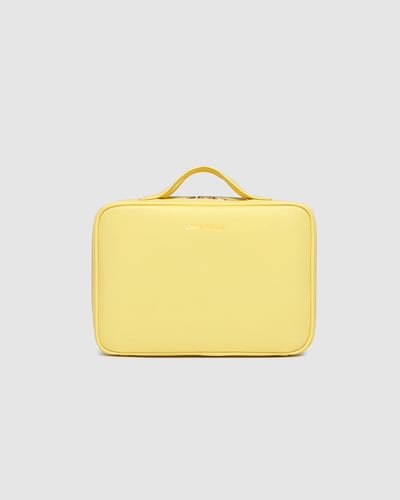 Georgie Toiletry Case - Butter Yellow