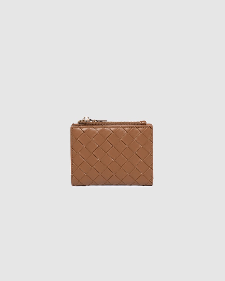 Louenhide Lily Woven Wallet Tan