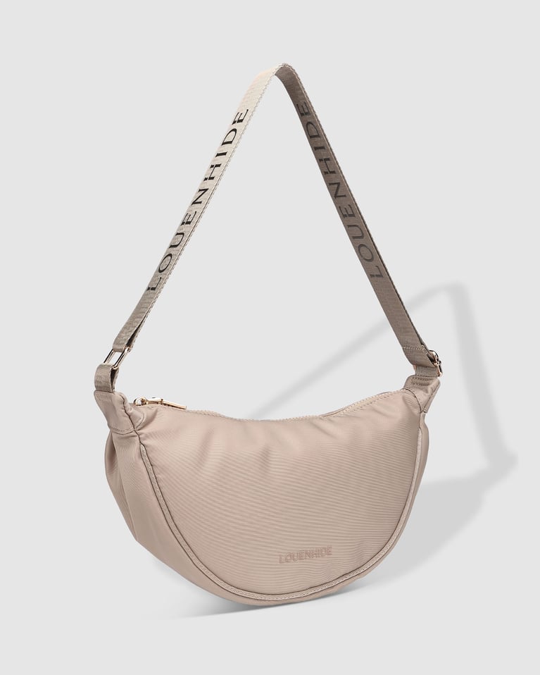 Louenhide Sylvia Nylon Sling Bag Beige