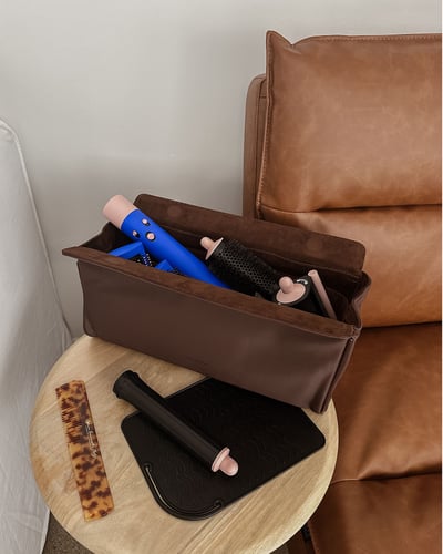 Margot Hair Tool Travel Case - Chocolate - Lifestyle