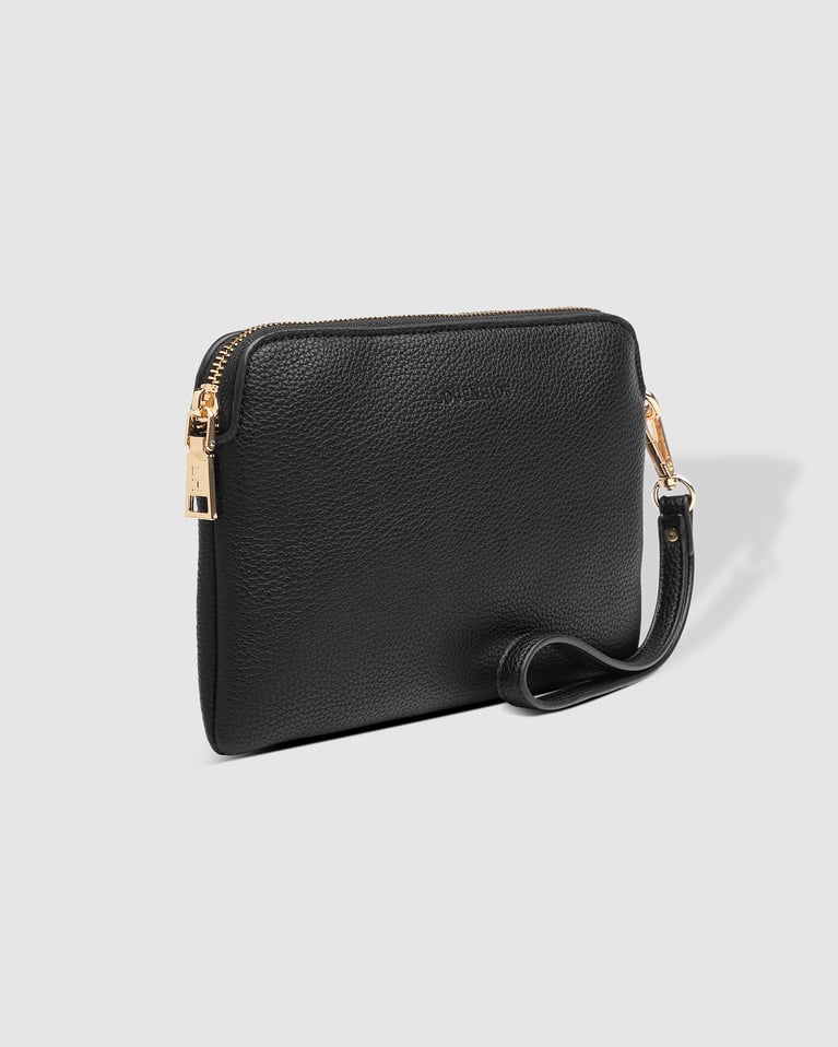 Louenhide Poppy Clutch Black