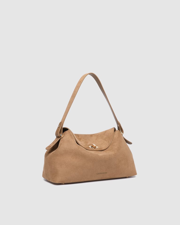 Louenhide Nicole Handbag  Suede Honey