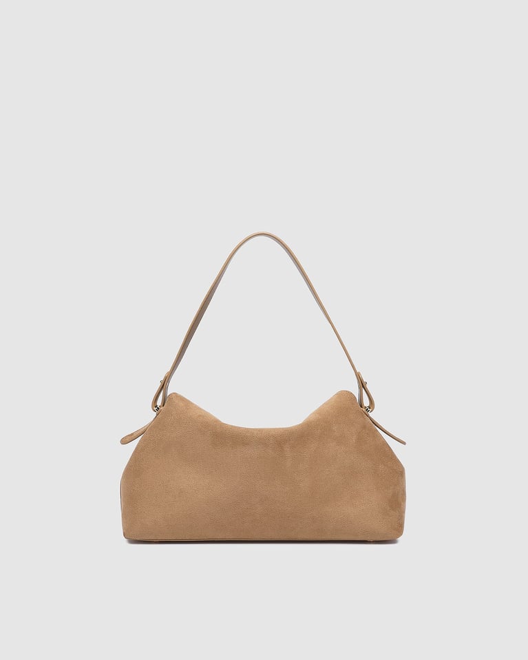 Louenhide Nicole Handbag  Suede Honey