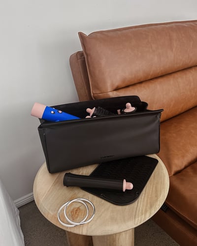 Margot Hair Tool Travel Case - Black - Lifestyle