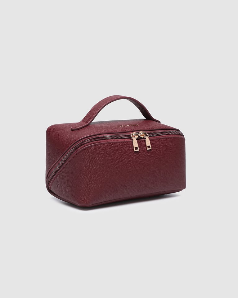 Louenhide Ellis Makeup Bag Burgundy