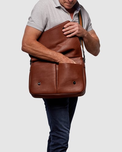 Louenhide Jordan Men's Laptop Bag Tan
