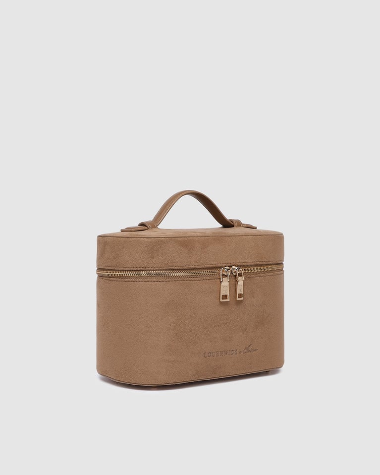 Louenhide Juliette Vanity Case Suede Honey