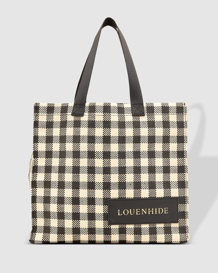 Louenhide Baby Simpson Tote Bag Black Cream