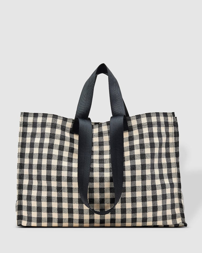 Louenhide Simpson Tote Bag Black Cream