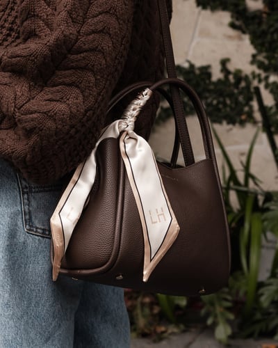 Steffie Mini Tote Bag - Chocolate - Lifestyle