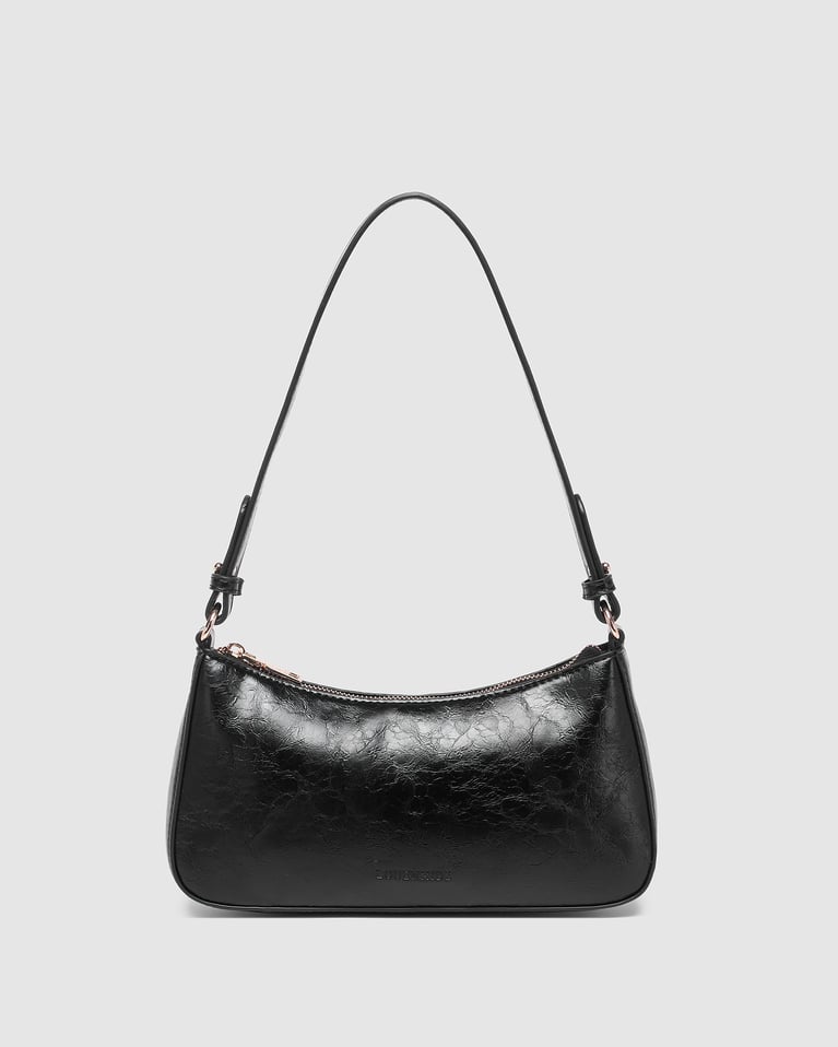 Louenhide Jacqueline Shoulder Bag Black Patent