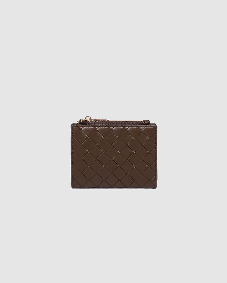 Louenhide Lily Woven Wallet Chocolate