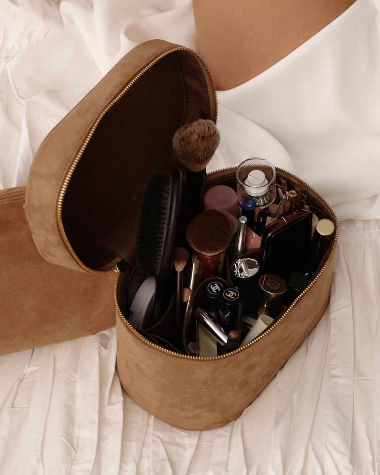 Louenhide Juliette Vanity Case Suede Honey