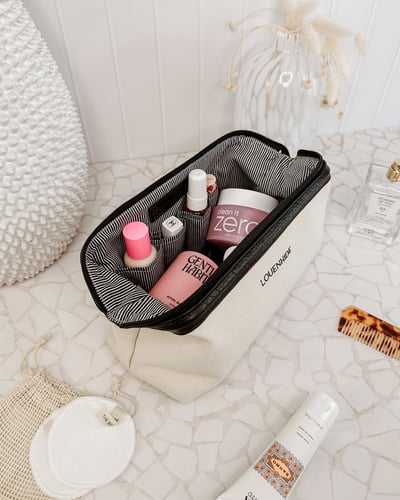Kitsin Makeup Bag for Travel Cosmetic Bag with Inner Pocket Waterproof  Makeup Bags Toiletry Bag for Women Girls