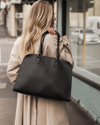 Blaire Tote Bag - Black - Lifestyle