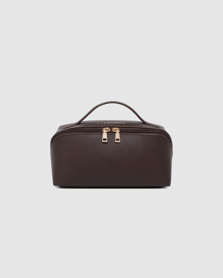 Louenhide Ellis Makeup Bag Chocolate