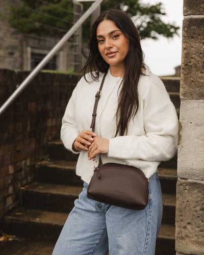 Alison Crossbody Bag - Chocolate - Lifestyle