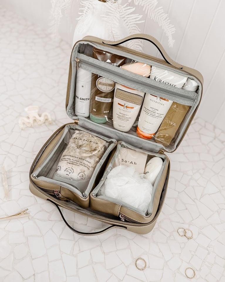Louenhide Georgie & Fifi Cosmetic Set Coffee