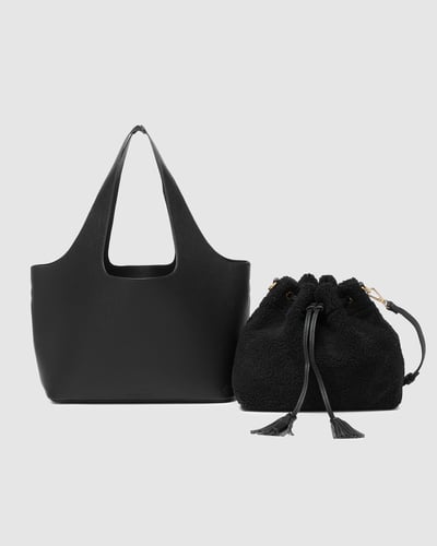 Paisley Handbag - Black