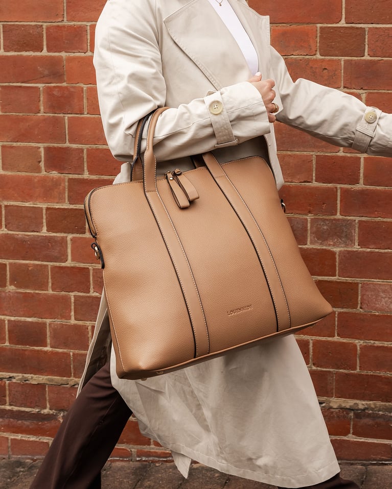 Louenhide Rhodes Trolley Laptop Bag Latte