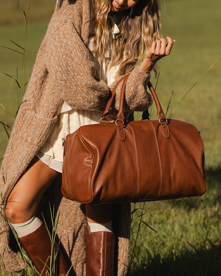 Louenhide Cooper & Albie Travel Bag Bundle  Cognac