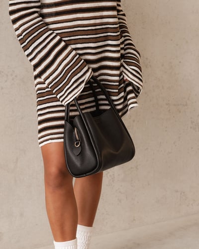 Steffie 2.0 Mini Tote Bag - Black - Lifestyle