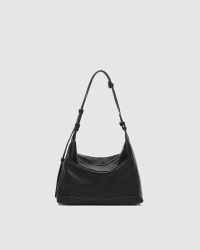 Helena Shoulder Bag   - Black