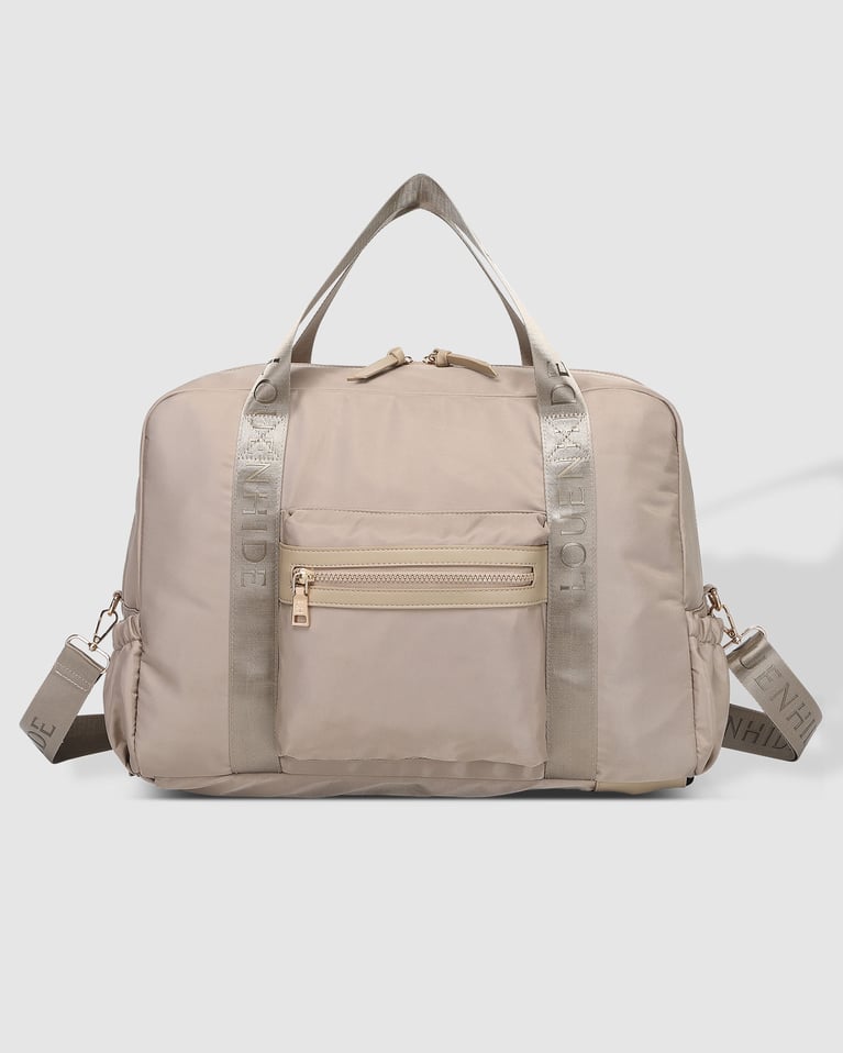 Louenhide Jenn Nylon Travel Bag Beige