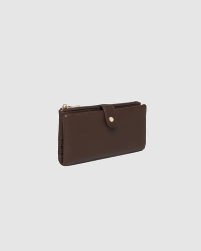 Madeline Shoulder Bag Woven Chocolate
