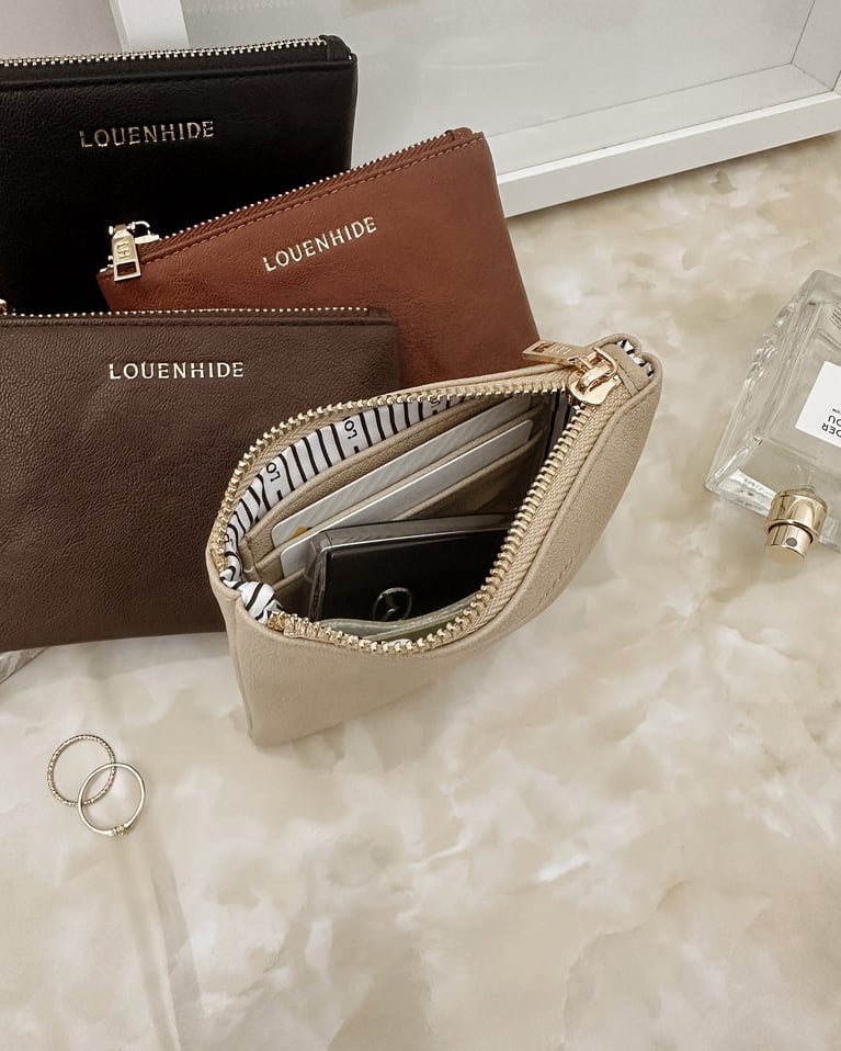 Louenhide Kuta Saddle Cardholder Purse Saddle Malt