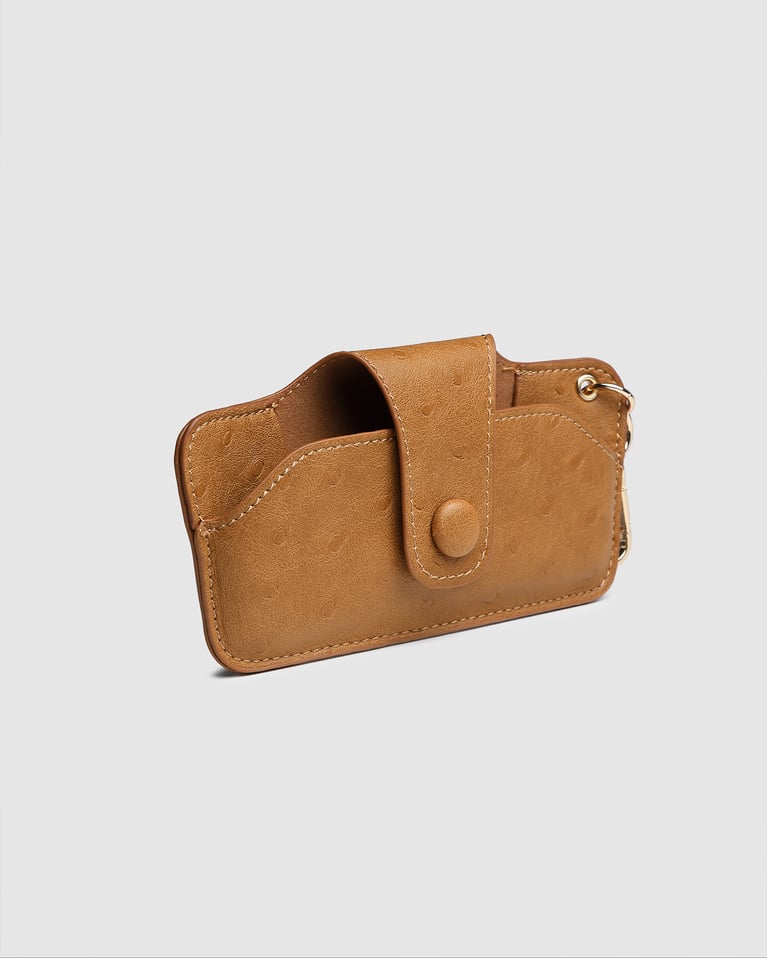 Louenhide Skittle Sunglass Case Ostrich Nutmeg