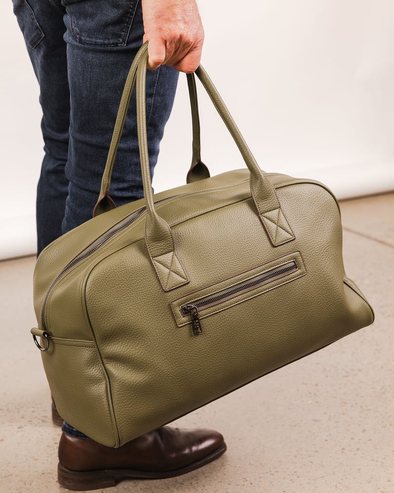 Louenhide Milano Unisex Overnight Bag Khaki