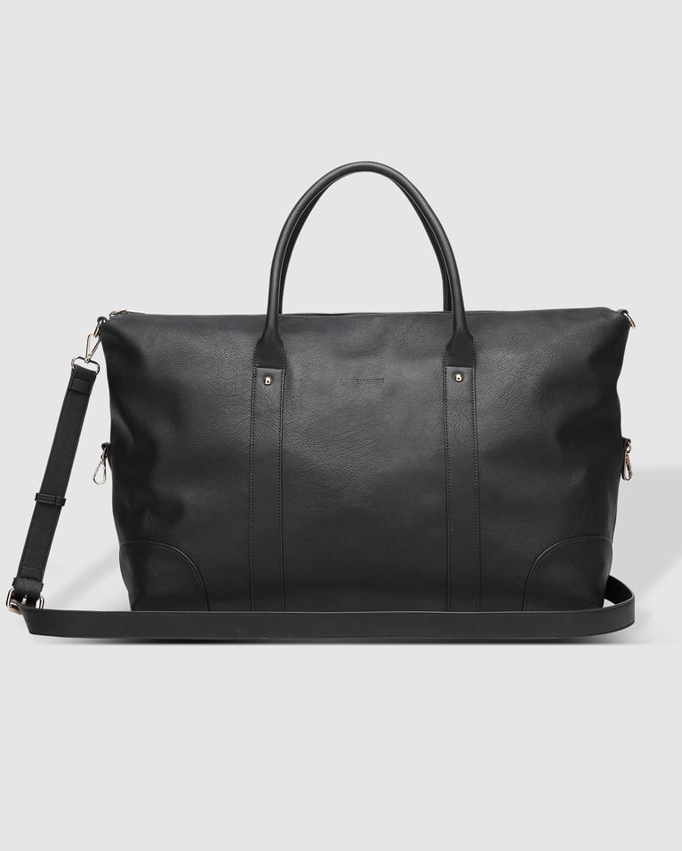 Louenhide Alexis Stripe Weekender Travel Bag Black