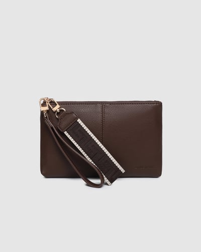 Mimi Gia Wristlet - Chocolate - Lifestyle