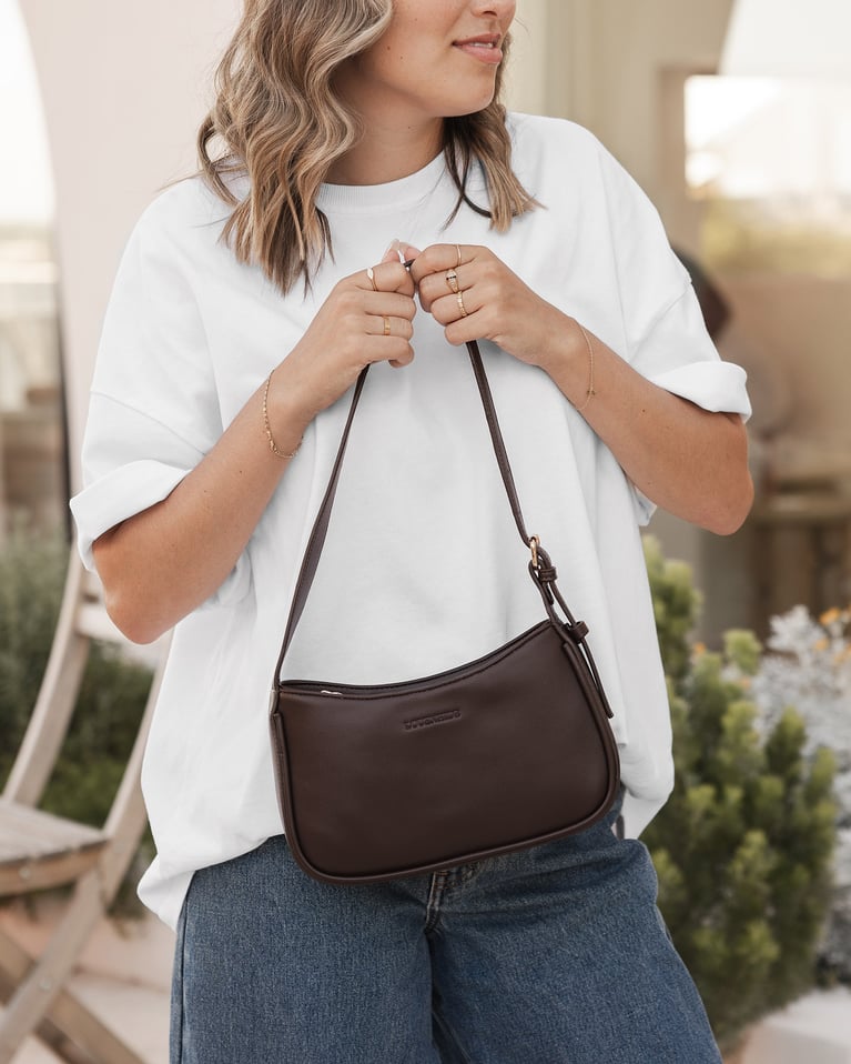 Ivy Shoulder Bag Chocolate