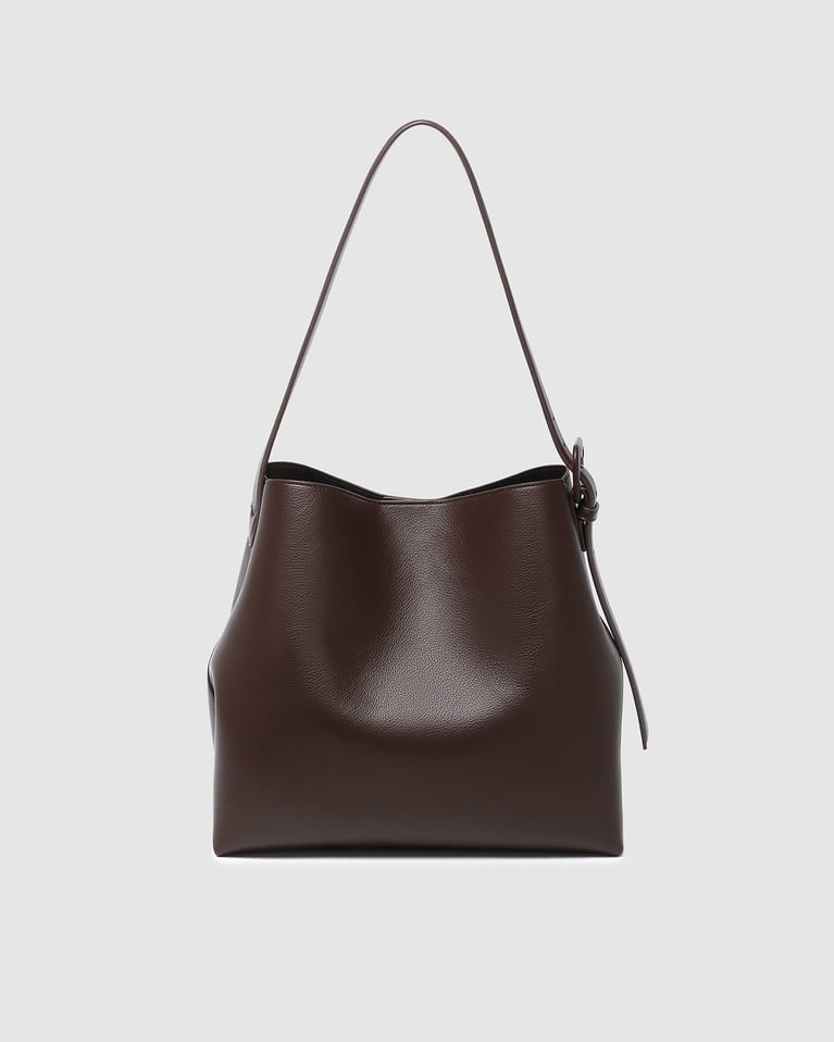 Louenhide Peyton Shoulder Bag  Chocolate