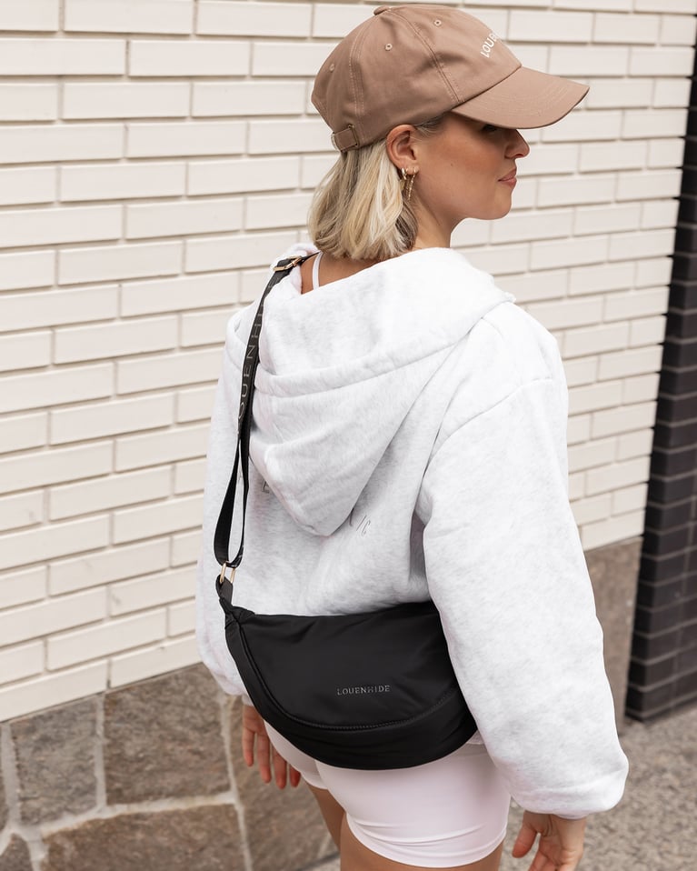 Louenhide Sylvia Nylon Sling Bag Black
